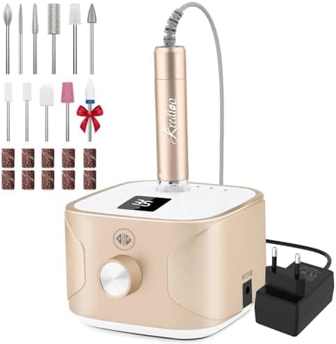 Migliori frese per unghie professionali con aspiratore portatile per manicure a casa